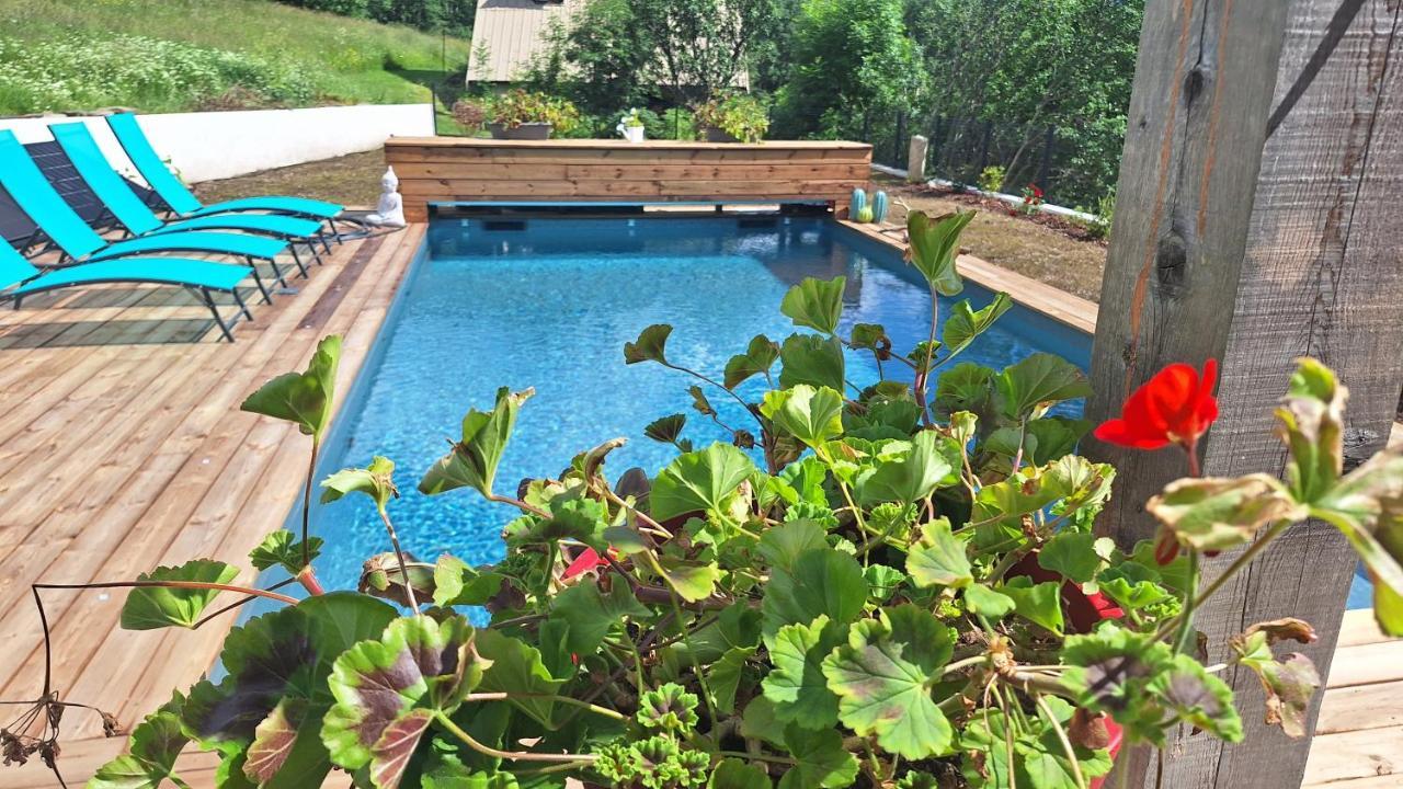 Chalet Serre Cambeou Piscine&Spa Saint-Chaffrey Ngoại thất bức ảnh