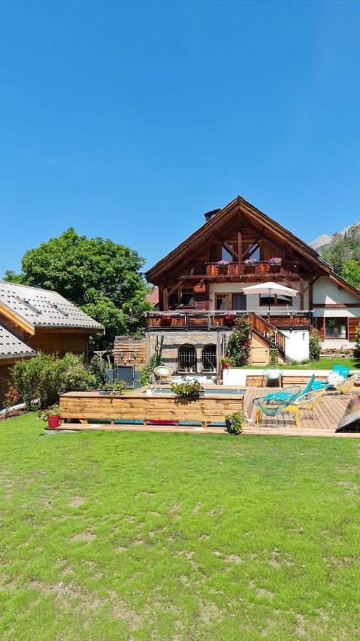 Chalet Serre Cambeou Piscine&Spa Saint-Chaffrey Ngoại thất bức ảnh