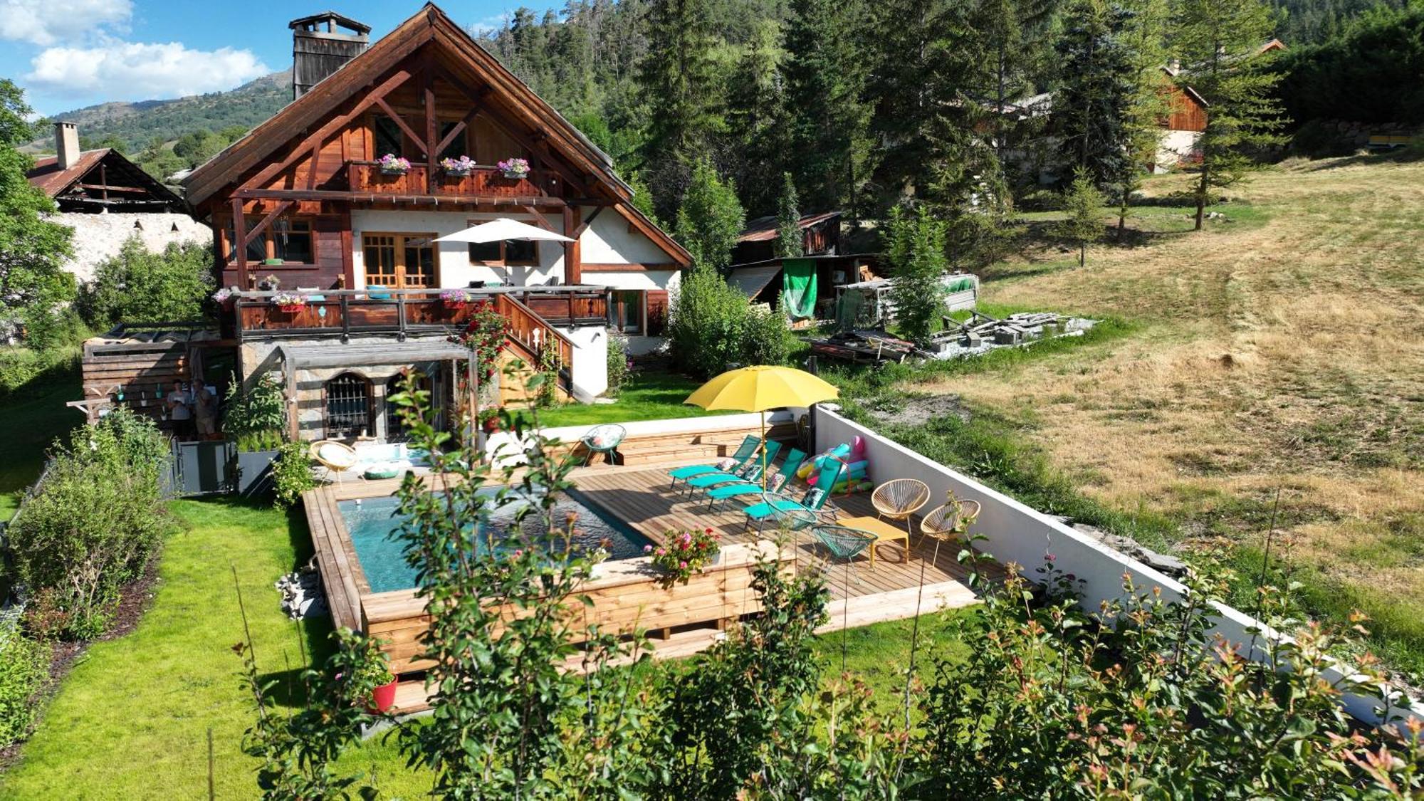 Chalet Serre Cambeou Piscine&Spa Saint-Chaffrey Ngoại thất bức ảnh
